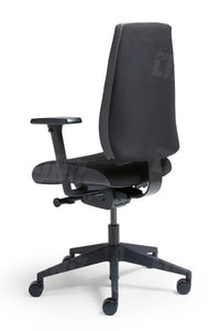 Bureaustoel Mcs-01 Gestoffeerd Zwart Bureaustoelen