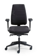 Bureaustoel Mcs-01 Gestoffeerd Zwart Bureaustoelen