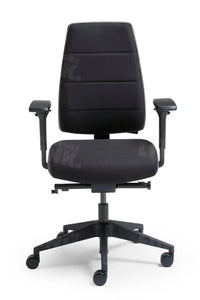 Bureaustoel Mcs-01 Gestoffeerd Zwart Bureaustoelen