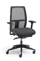 Bureaustoel Mcs-02 Netbespanning Zwart Zwart / 2D Armleggers Bureaustoelen