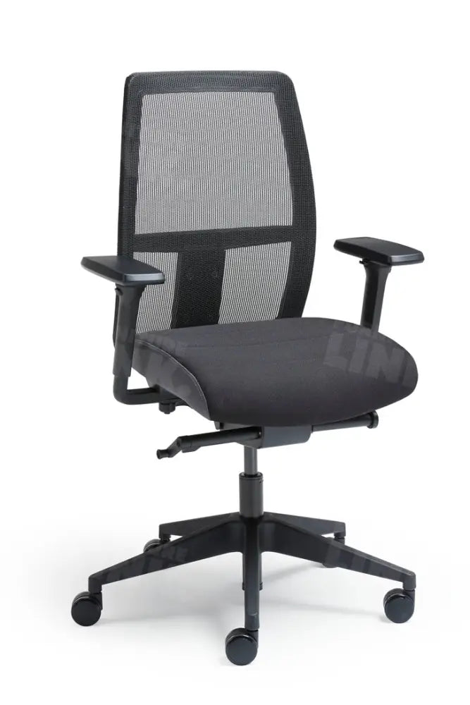 Bureaustoel MCS-01, netbespanning, zwart