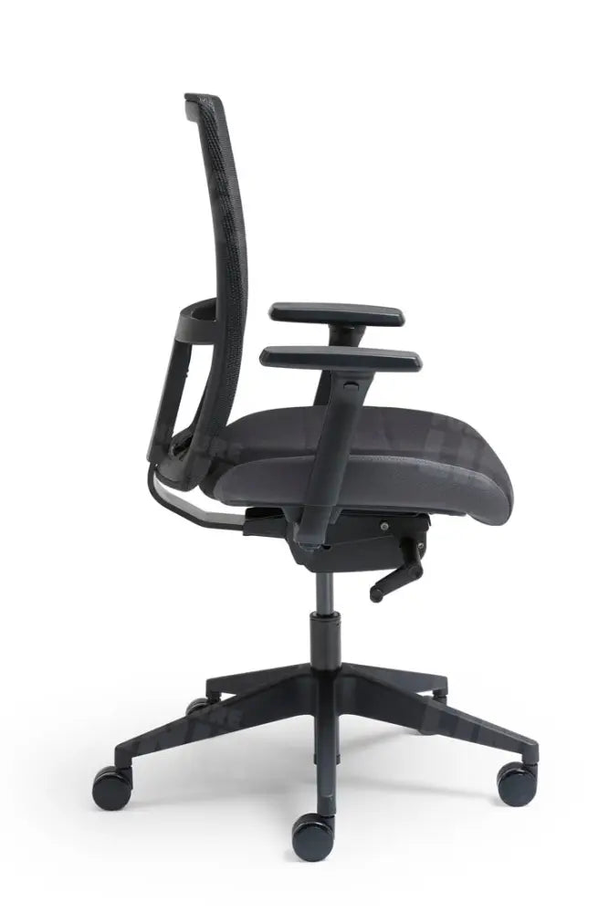 Bureaustoel Mcs-02 Netbespanning Zwart Bureaustoelen