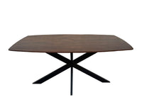 Vergadertafel Modern Zwart/Halifax eiken