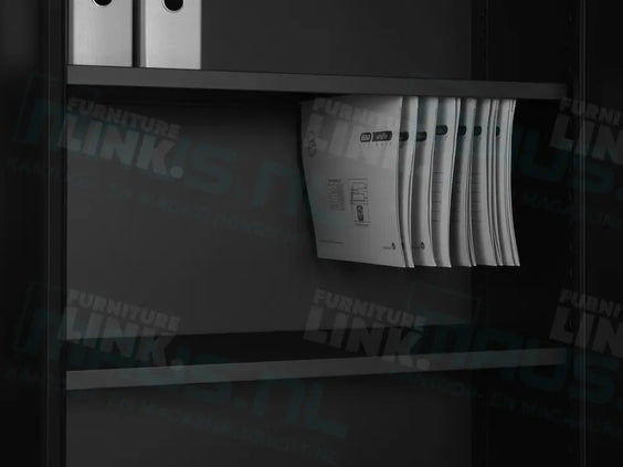 Draaideurkast CAB195-92-60 Zwart 195 x 92 x 60 cm