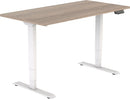 Elektrisch Bureau Dsq Euro 160X80Cm Wit Ral 9016 / Robson Eiken Bureaus