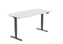 Elektrisch Bureau Dsq Euro125 160X80Cm Zwart Ral 9005 / Wit Bureaus