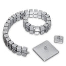 Kabelslang Filo rechthoekig 130 cm - Aluminium