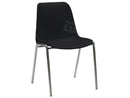 Kantinestoel Ks04 Zwart Kantinestoelen