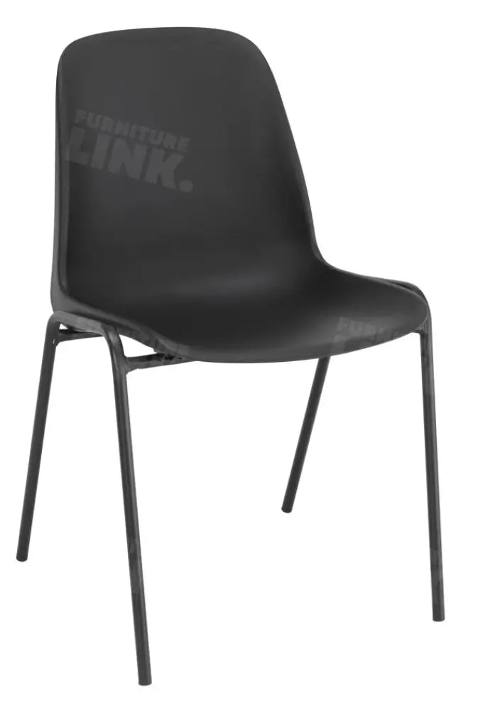 Kantinestoel N01 Zwart