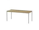 Kantinetafel TABL 180x80cm Aluminium frame en Halifax eiken blad