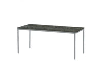 Kantinetafel Tabl 160X80Cm Aluminium Ral 9006 / Logan Eiken Bureaus