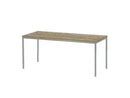 Kantinetafel Tabl 160X80Cm Aluminium Ral 9006 / Robson Eiken Bureaus