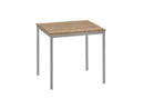 Kantinetafel Tabl 80X80Cm Aluminium Ral 9006 / Robson Eiken Bureaus