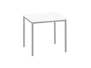 Kantinetafel Tabl 80X80Cm Aluminium Ral 9006 / Wit Bureaus