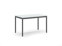 Kantinetafel Tabl B 120X70 Cm Zwart Hamerslag / Lichtgrijs Bureaus