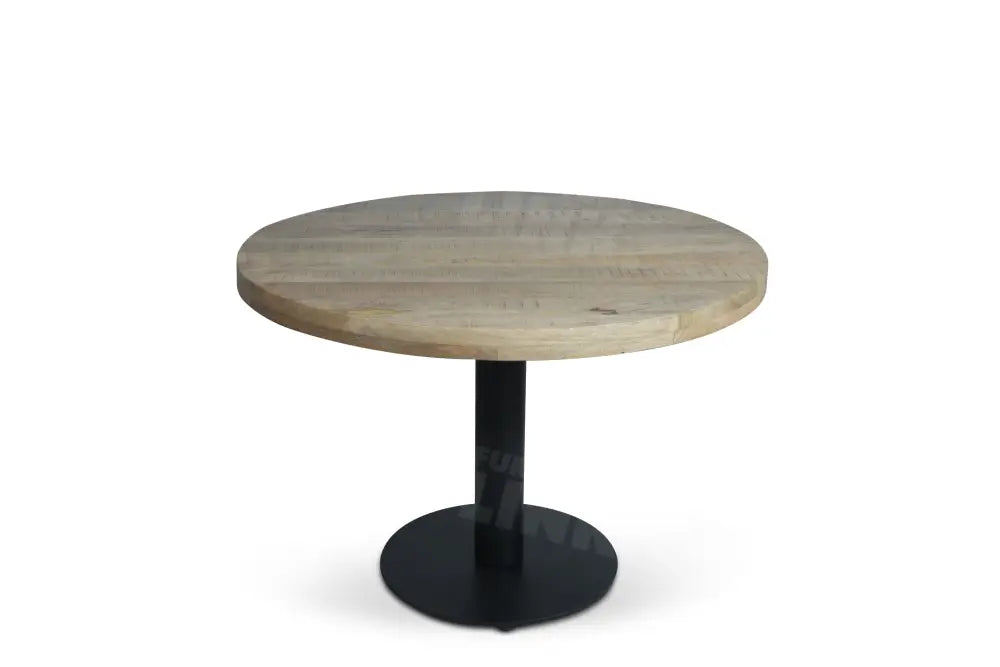 Kantinetafel TABL W, Naturel rond blad, 70 cm