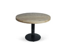 Kantinetafel Tabl W Rond 80 Cm Zwart / Naturel Bureaus
