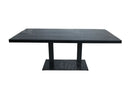 Kantinetafel Tabl W Rechthoek 140X80 Cm Zwart / Bureaus