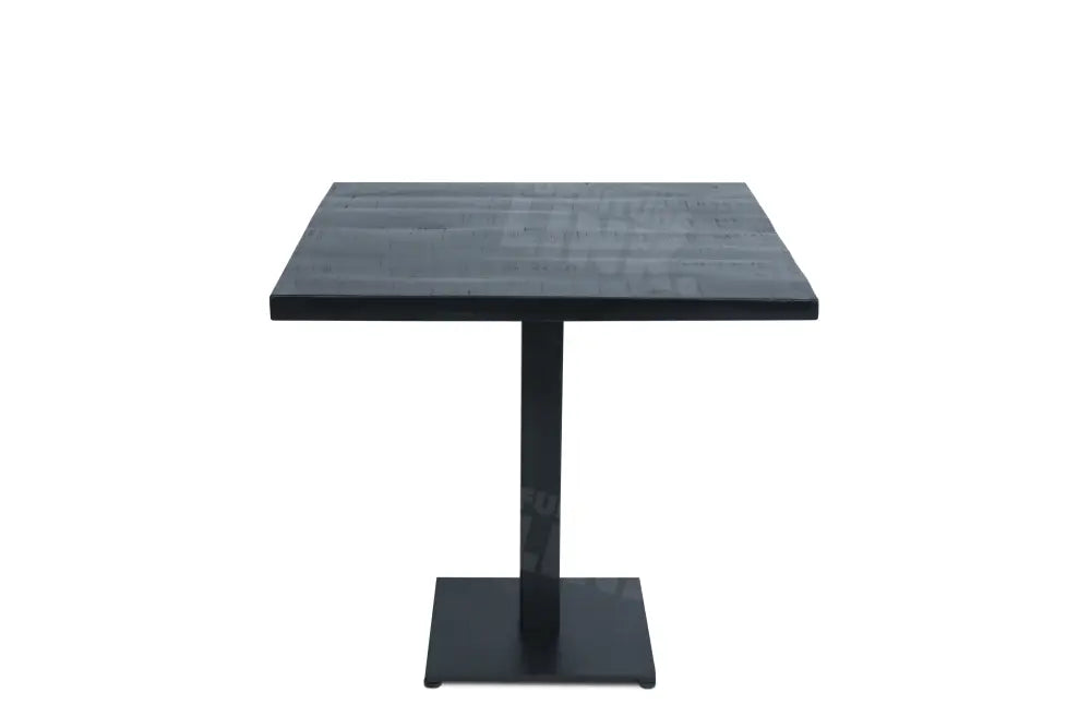 Kantinetafel TABL W, Zwart vierkant blad, 120x120 cm