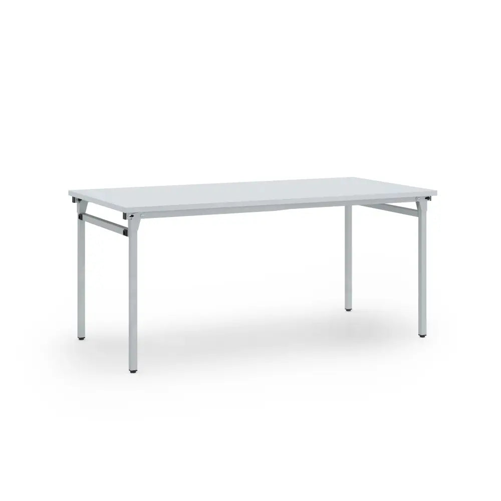KLAP tafel 160x80cm Lichtgrijs frame en Lichtgrijs blad