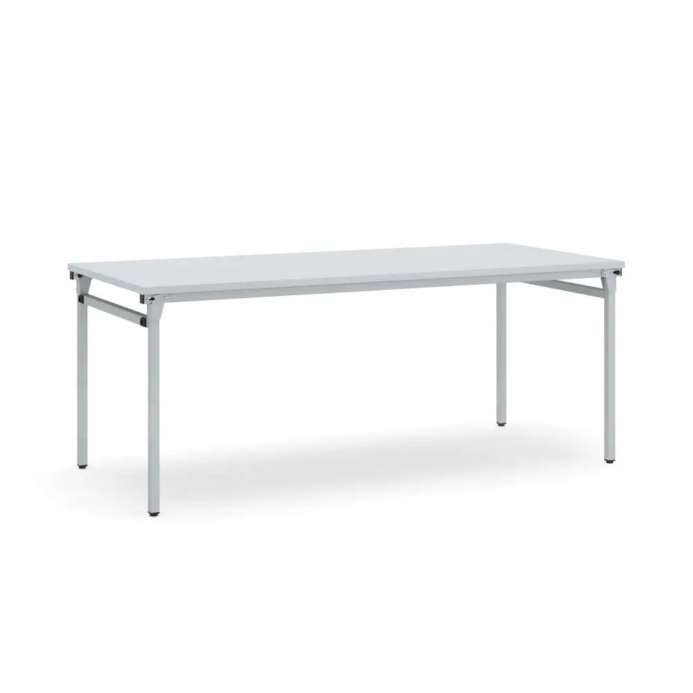 KLAP tafel 180x80cm Lichtgrijs frame en Lichtgrijs blad