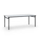 Klap Tafel 180X80Cm Zwart Ral 9005 / Lichtgrijs Kantoortafel