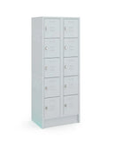 Lockerkast Loq 2-Koloms 10-Deurs Lichtgrijs Ral 7035