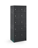 Lockerkast Loq 2-Koloms 10-Deurs Zwart Ral 9005