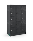 Lockerkast Loq 3-Koloms 15-Deurs Zwart Ral 9005