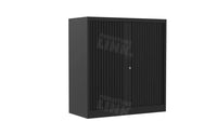 Roldeurkast Cab105-100 Zwart Ral 9005 Roldeurkasten