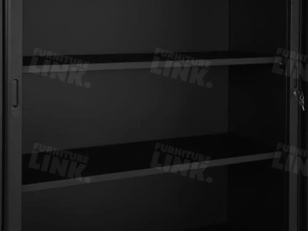 Roldeurkast Cab105-100 Zwart 105 X 100 45 Cm Roldeurkasten