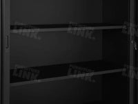 Roldeurkast Cab105-100 Zwart 105 X 100 45 Cm Roldeurkasten
