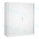 Roldeurkast Cab135-120 Wit 135 X 120 45 Cm Ral 9010 Roldeurkasten