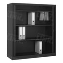 Roldeurkast Cab135-120 Zwart 135 X 120 45 Cm Roldeurkasten