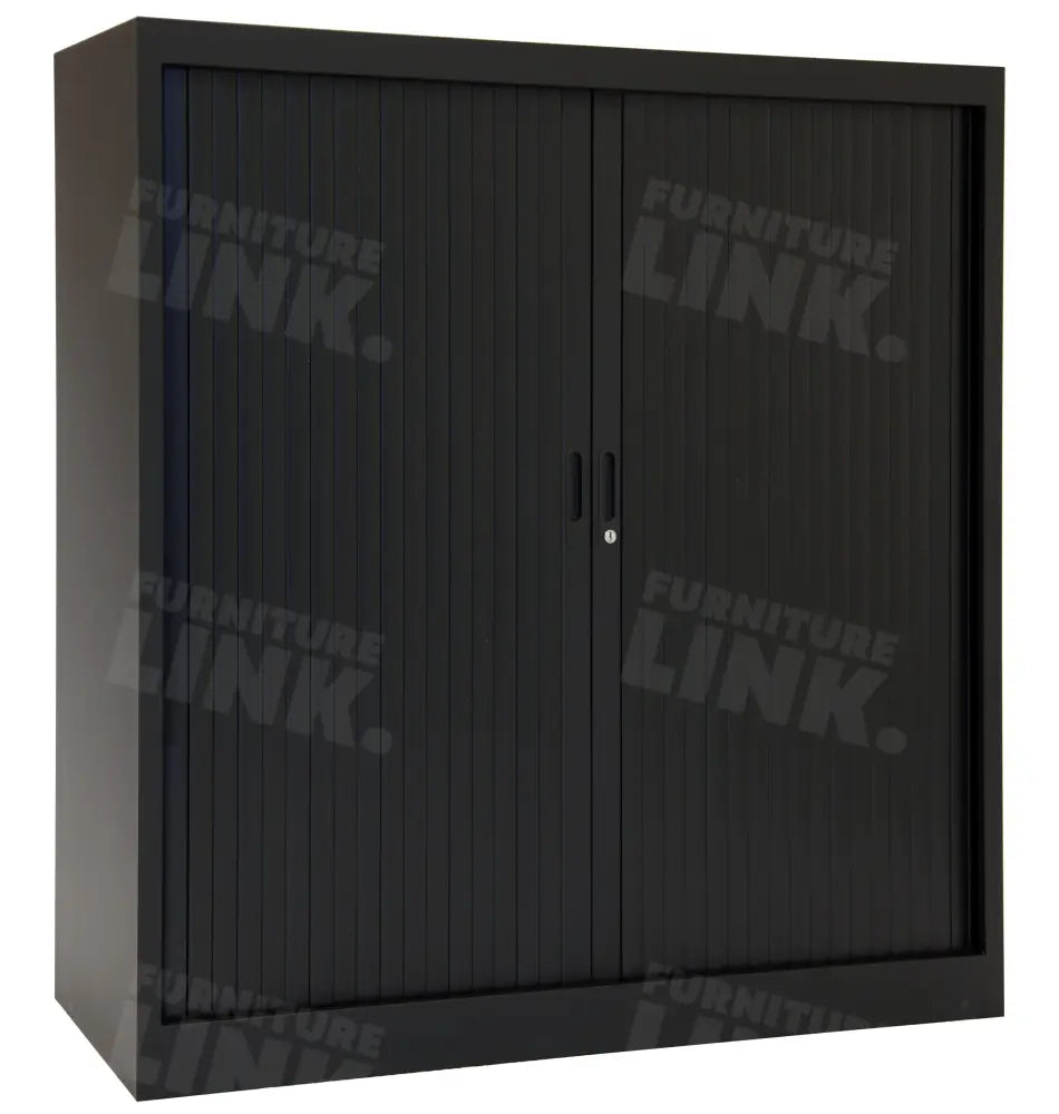 Roldeurkast Cab135-120 Zwart 135 X 120 45 Cm Ral 9005 Roldeurkasten