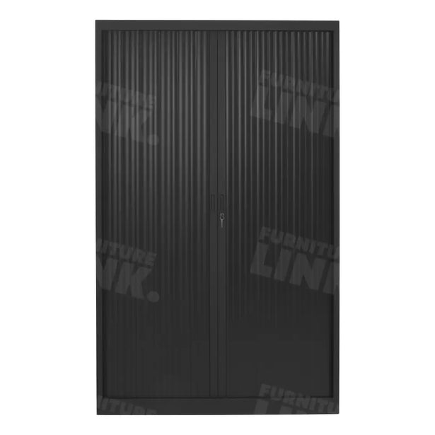 Roldeurkast CAB195-100 Zwart 195 x 100 x 45 cm