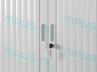 Roldeurkast Cab105-120 Lichtgrijs 105 X 120 45 Cm Roldeurkasten