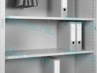 Roldeurkast Cab105-120 Lichtgrijs 105 X 120 45 Cm Roldeurkasten