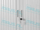 Roldeurkast Cab105-120 Lichtgrijs 105 X 120 45 Cm Roldeurkasten