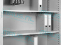 Roldeurkast Cab105-120 Lichtgrijs 105 X 120 45 Cm Roldeurkasten