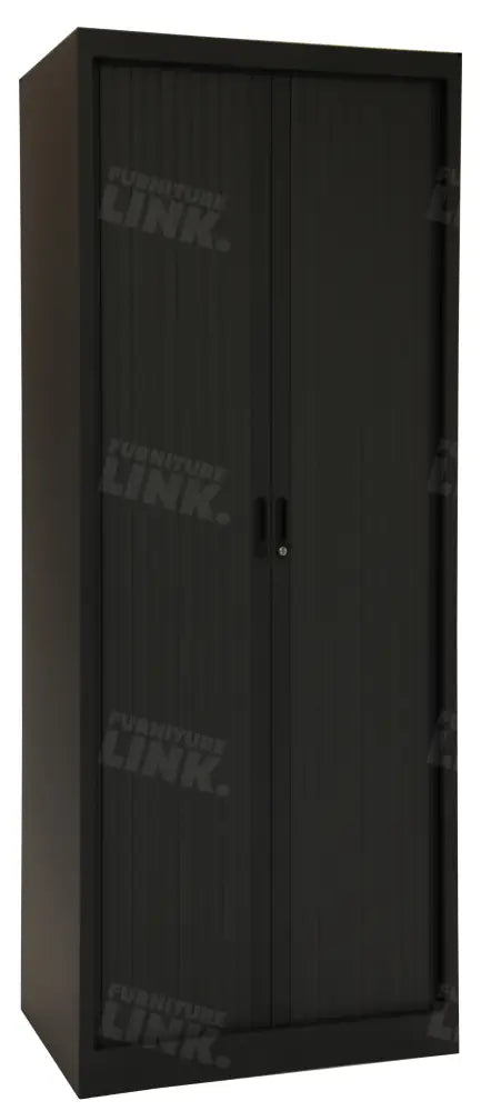 Roldeurkast CAB195-80 Zwart 195 x 80 x 45 cm