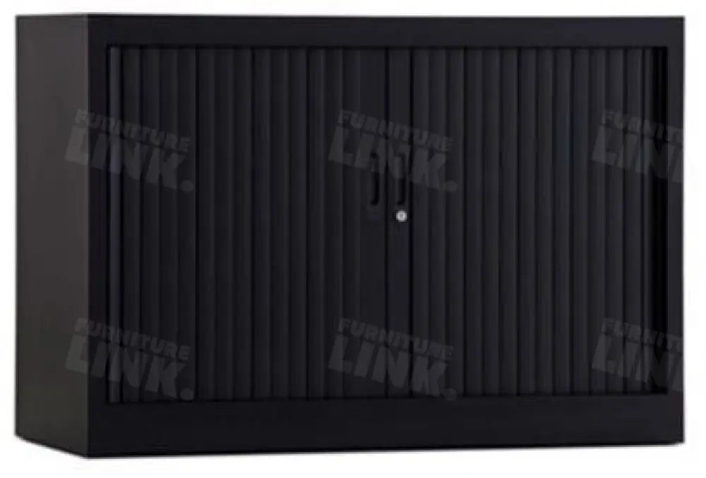 Roldeurkast CAB73-100 Zwart 73 x 100 x 45 cm