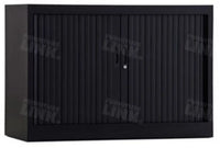 Roldeurkast Cab73-100 Zwart 73 X 100 45 Cm Ral 9005 Roldeurkasten