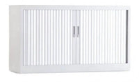Roldeurkast Cab73-120 Wit 73 X 120 45 Cm Ral 9010 Roldeurkasten