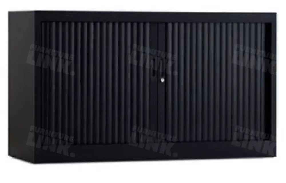 Roldeurkast CAB73-120 Zwart 73 x 120 x 45 cm