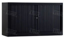 Roldeurkast Cab73-120 Zwart 73 X 120 45 Cm Ral 9005 Roldeurkasten