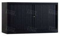 Roldeurkast Cab73-120 Zwart 73 X 120 45 Cm Ral 9005 Roldeurkasten