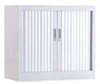 Roldeurkast Cab73-80 Wit 73 X 80 45 Cm Ral 9010 Roldeurkasten
