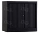 Roldeurkast Cab73-80 Zwart 73 X 80 45 Cm Ral 9005 Roldeurkasten