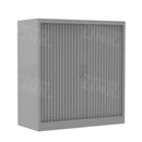 Roldeurkast 105x120 cm aluminium